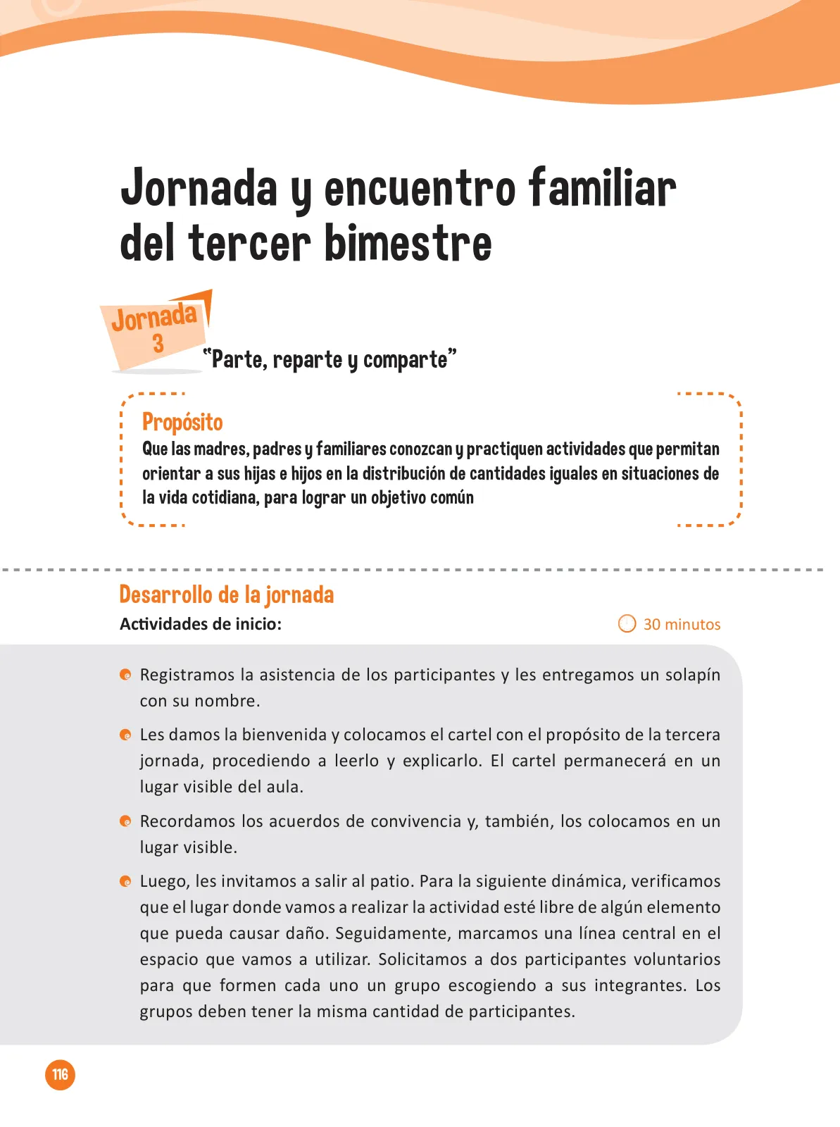 Miniatura página 118 de Guía para el trabajo docente con las familias del ciclo IV de Primaria · 2016