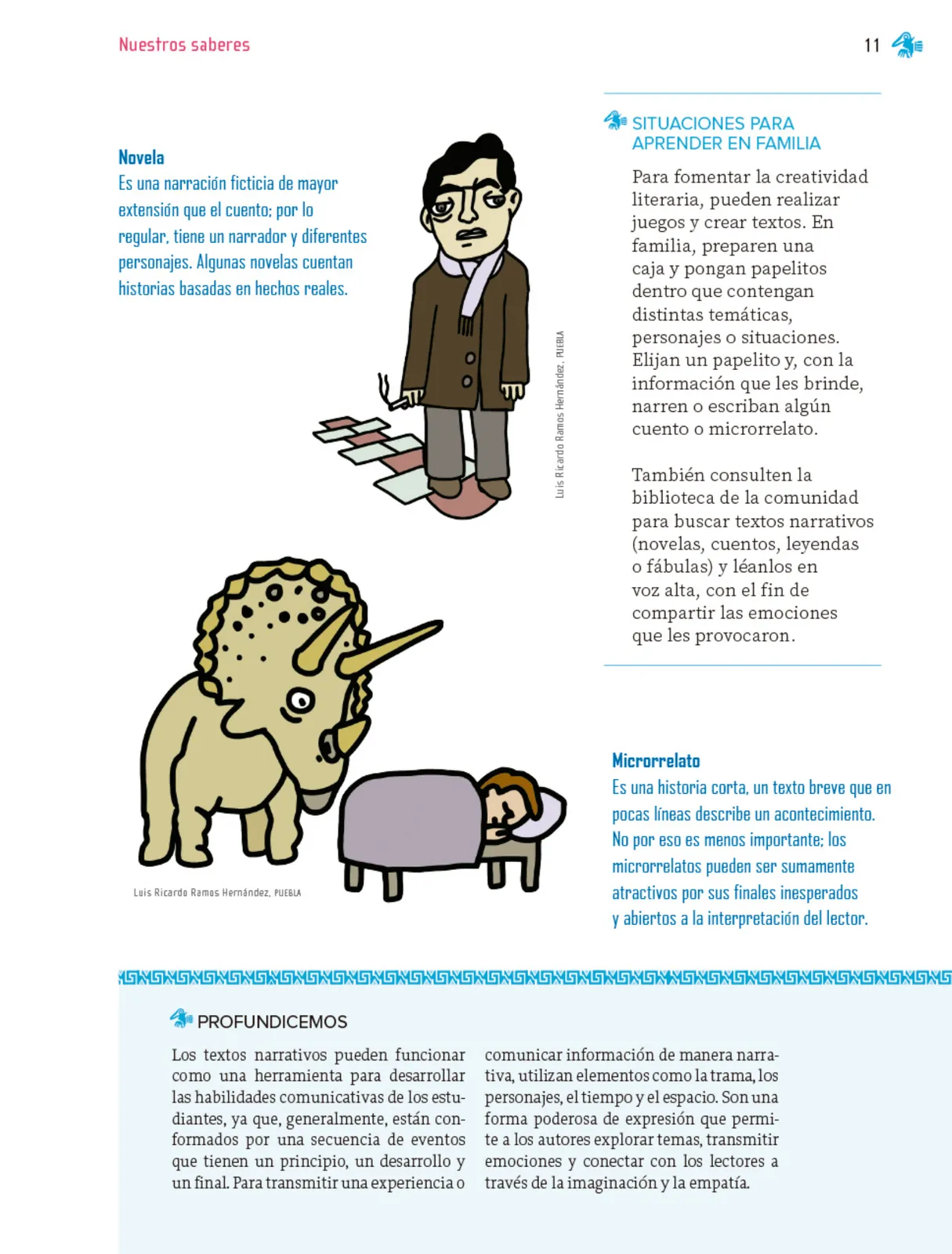 Página 12 de Nuestros saberes: Libro para alumnos, maestros y familia. Libro de Educación Primaria Grado 1° Ciclo Escolar 2025 - 2026