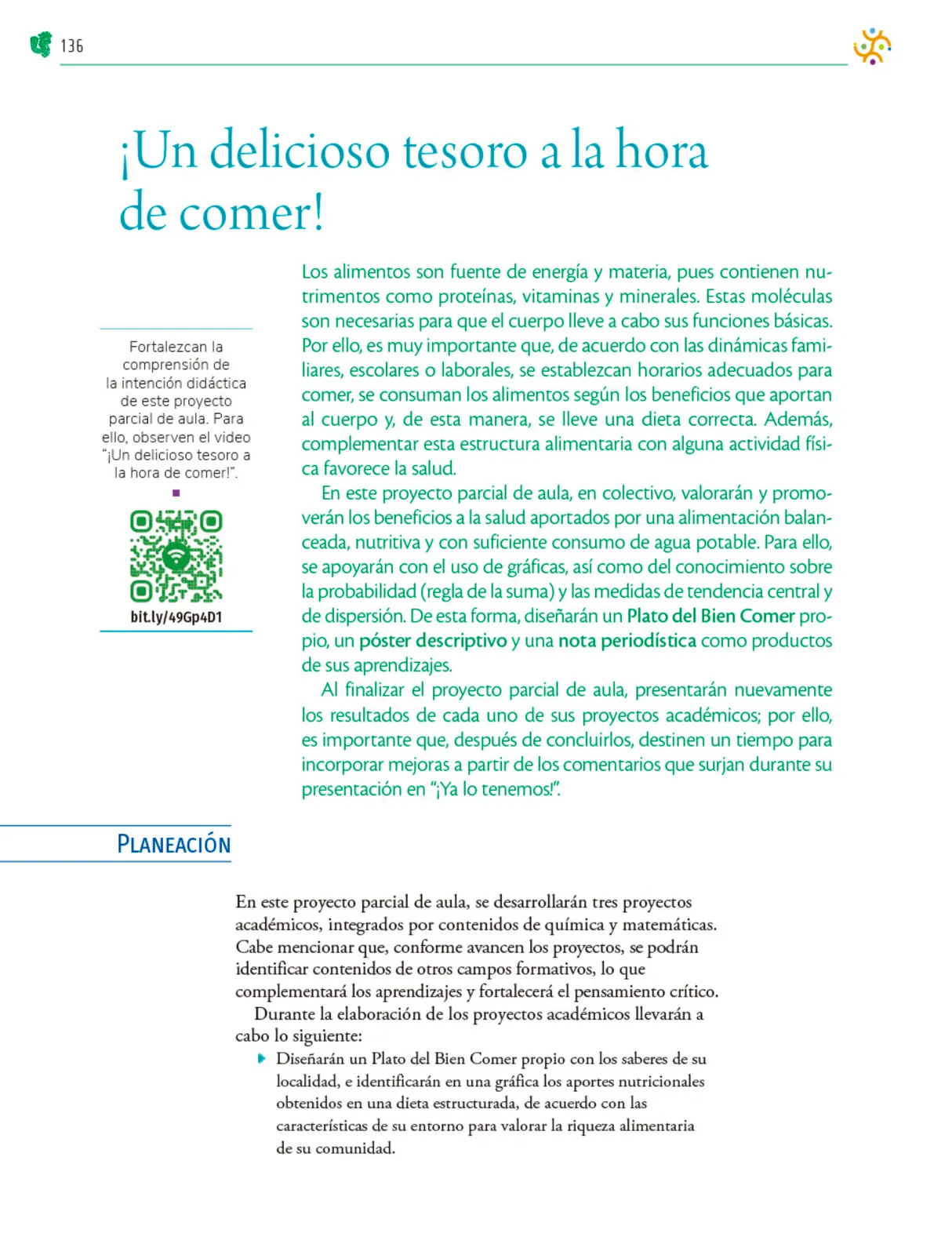 Página 137 de Colección Nanahuatzin. Nuestro libro de Proyectos. Tomo II. Libro de Educación Telesecundaria Grado 3° Ciclo Escolar 2025 - 2026