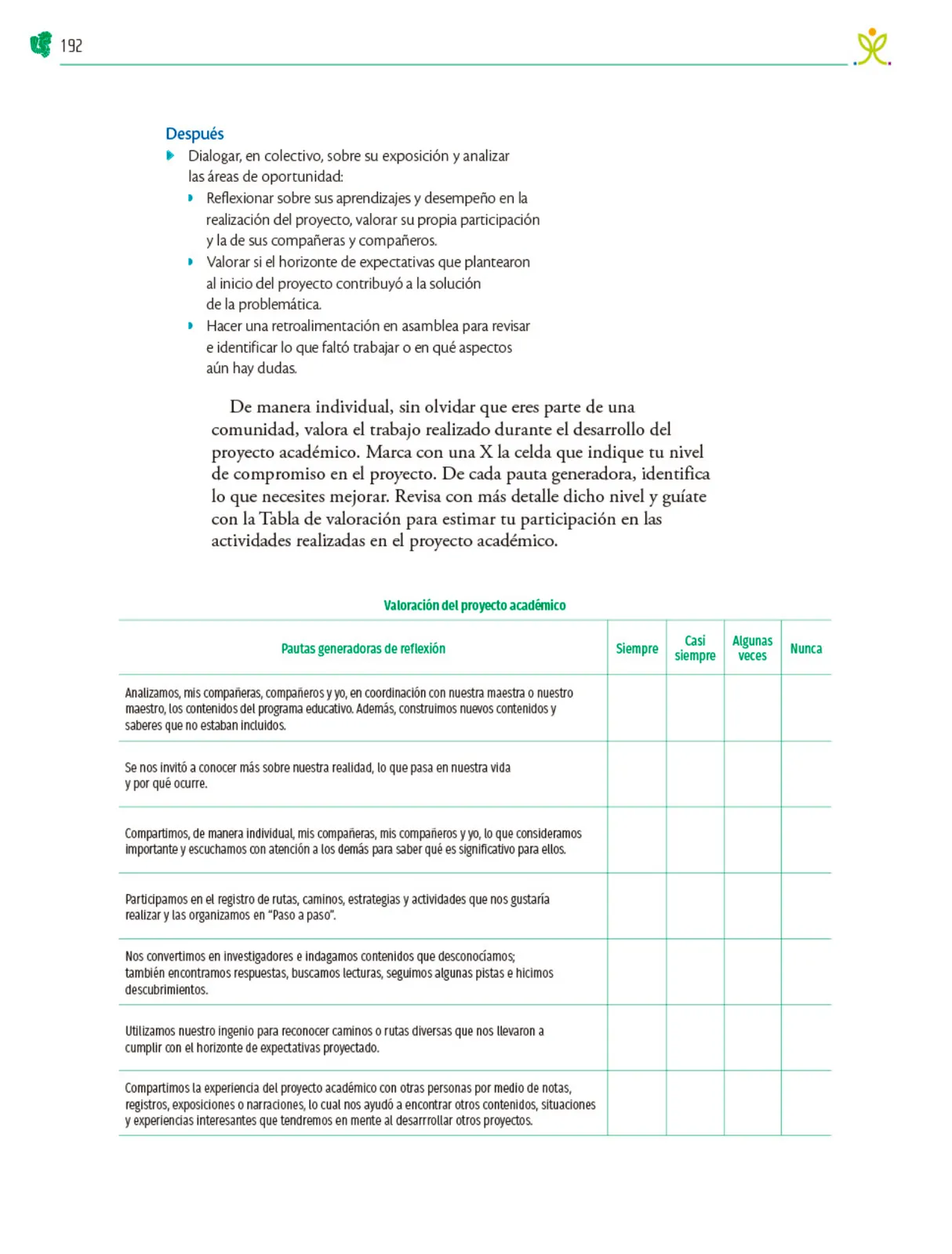Página 193 de Colección Nanahuatzin. Nuestro libro de Proyectos. Tomo I.   Libro de Educación Telesecundaria Grado 3°  Ciclo Escolar 2025 - 2026