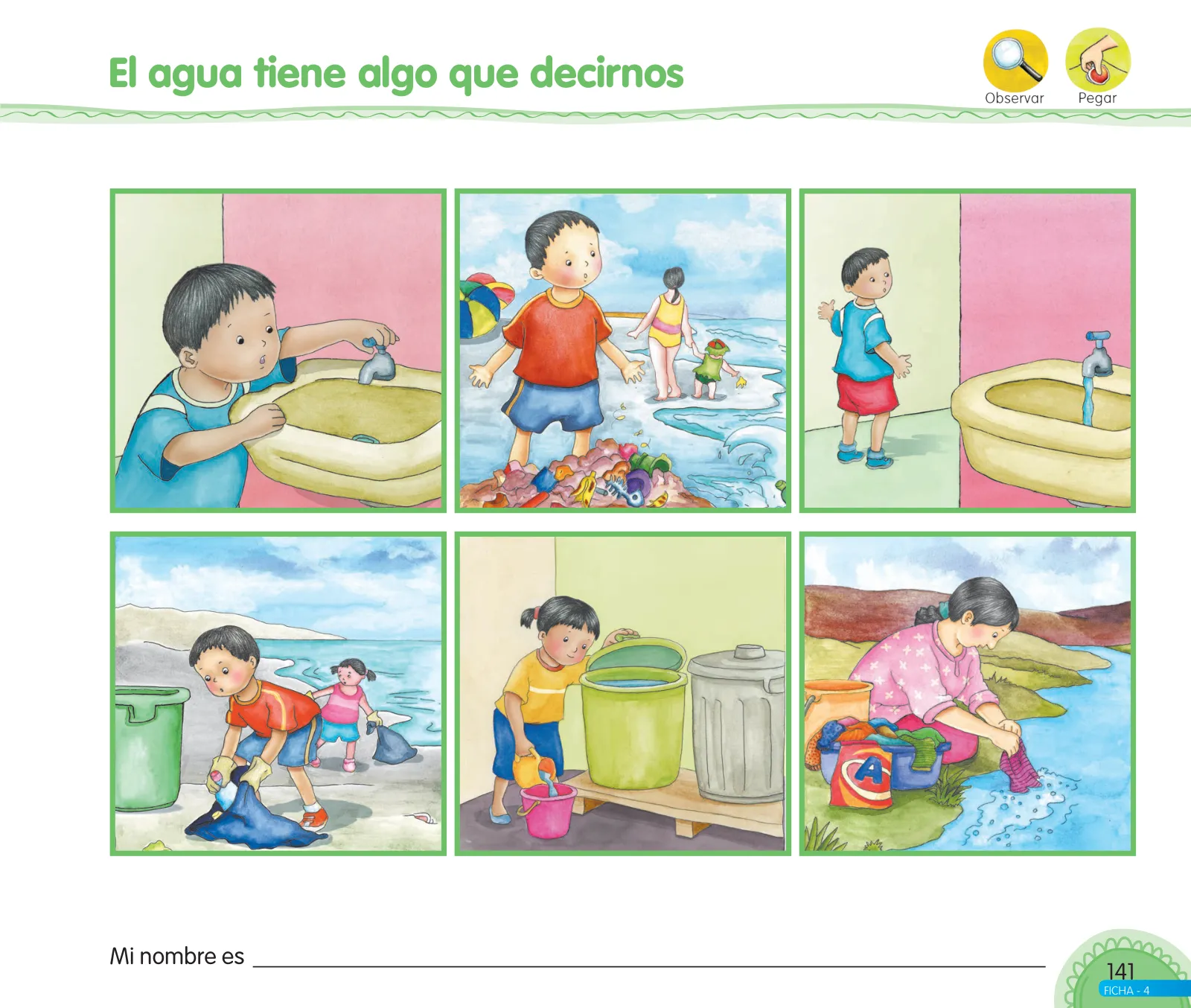 Miniatura página 143 de Aprendemos jugando : cuaderno de trabajo para niños y niñas de 4 años · 2017