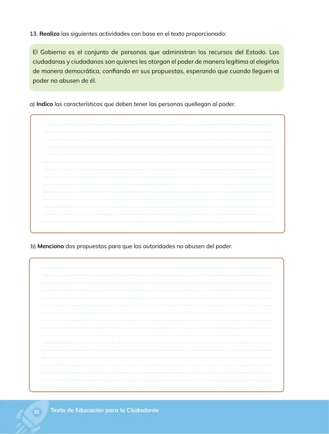 Página 57 de Educacion Ciudadania 2° · Bgu 2 Educacion Ciudadania 2024 · 2024