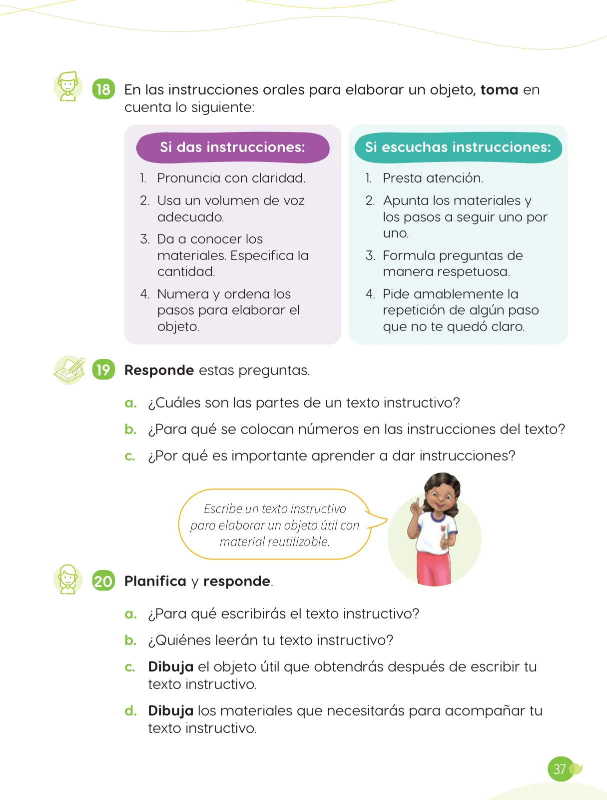 Página 39 de Cuadernillo de Comunicación 3, tercer grado de Primaria · 2023