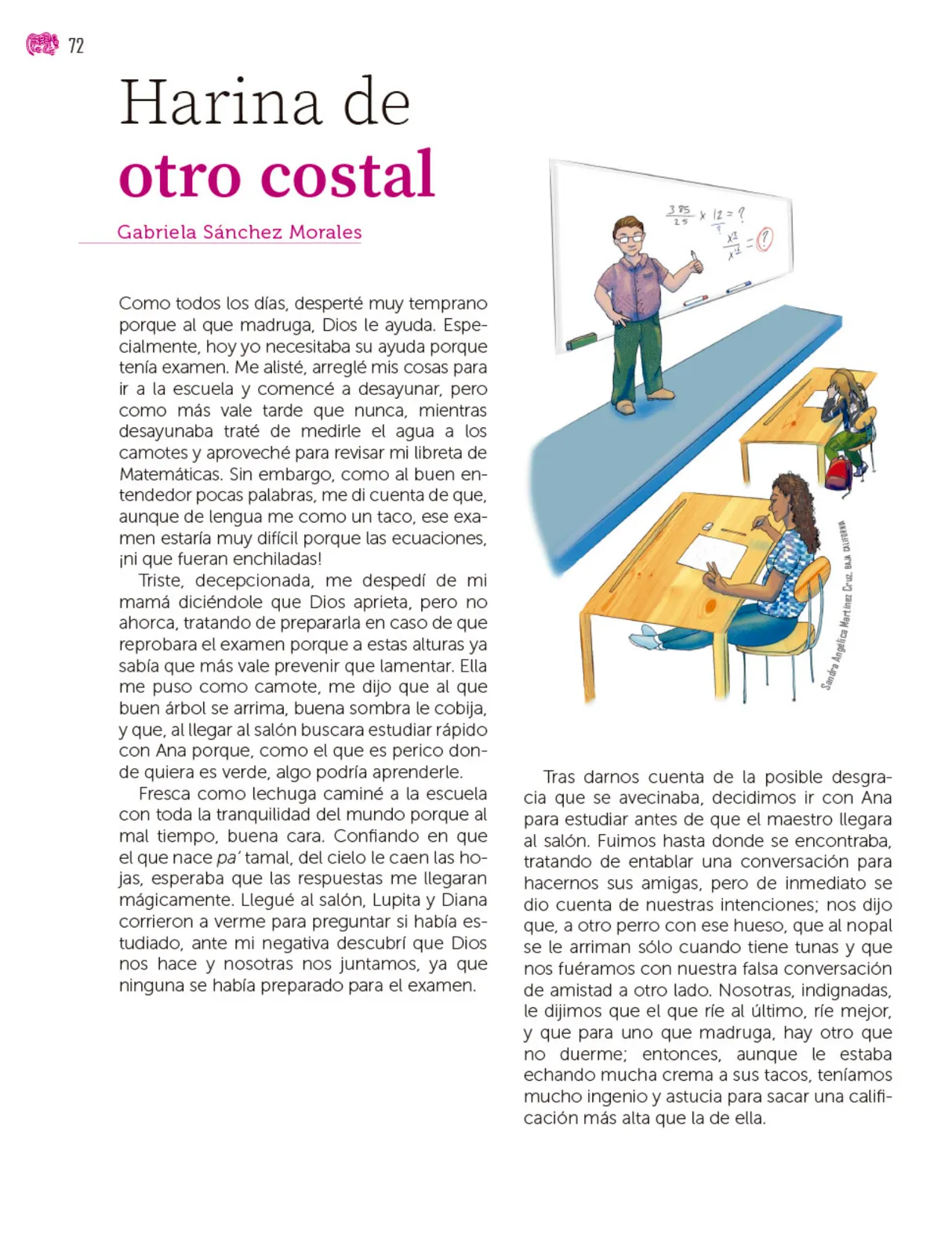 Página 73 de Colección Ximhai. Múltiples lenguajes. Libro de Educación Secundaria Grado 1° Ciclo Escolar 2025 - 2026