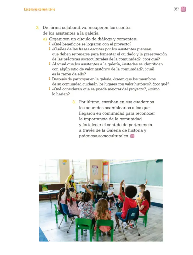 Página 310 de Proyectos Comunitarios. Libro de Educación Primaria Grado 3° Ciclo Escolar 2025 - 2026