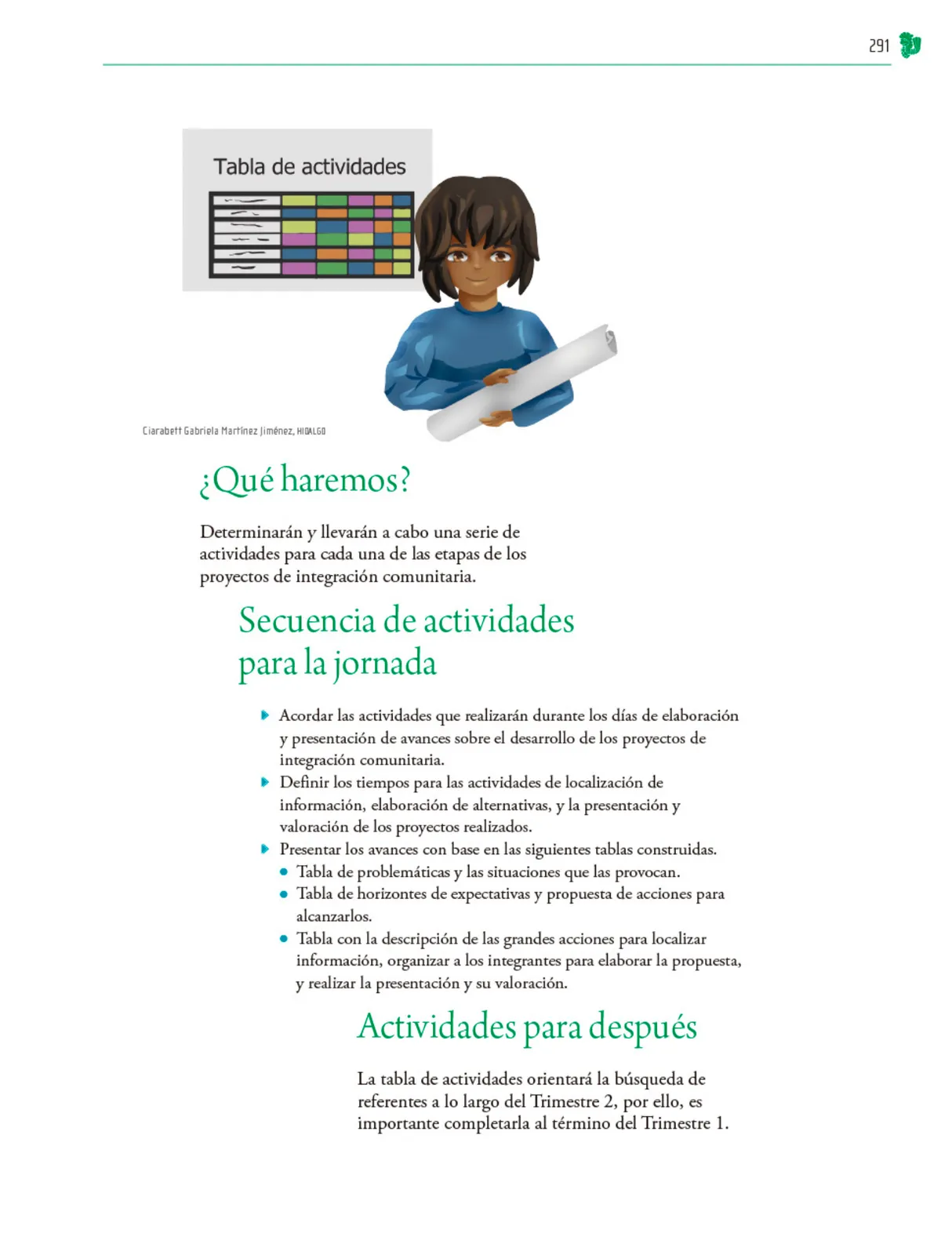 Página 292 de Colección Nanahuatzin. Nuestro libro de Proyectos. Tomo I.   Libro de Educación Telesecundaria Grado 3°  Ciclo Escolar 2025 - 2026