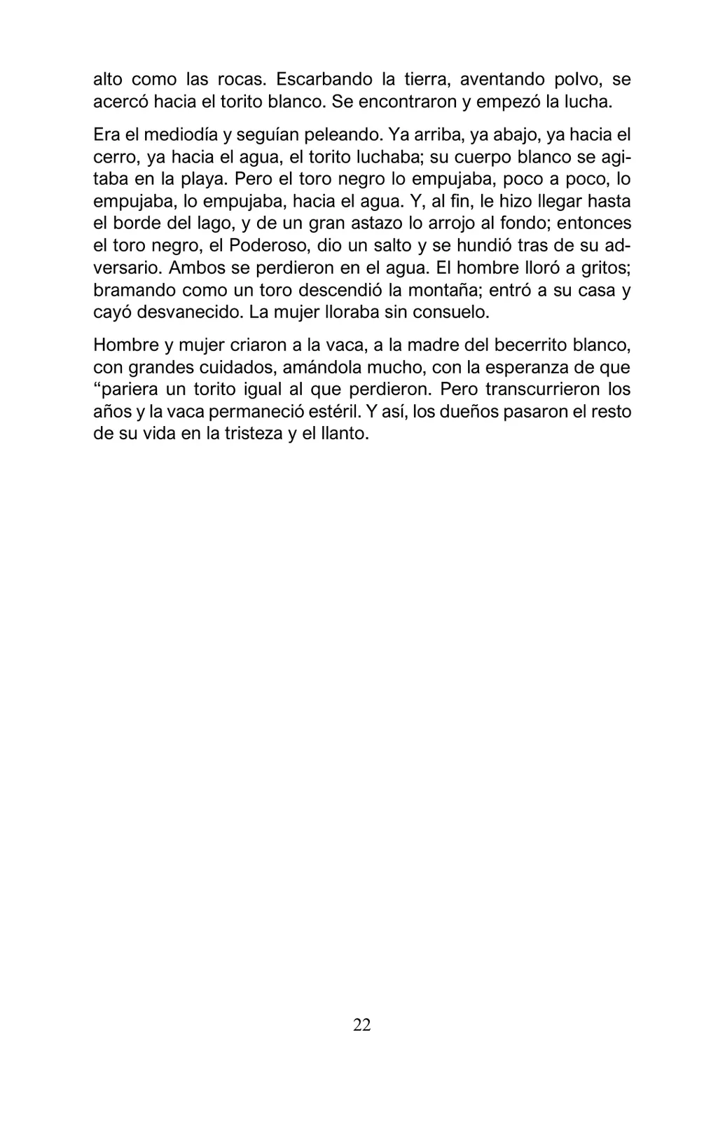 Miniatura página 22 de Arguedas, entre el fuego y el amor : textos seleccionados para estudiantes de Educación Básica · 2021