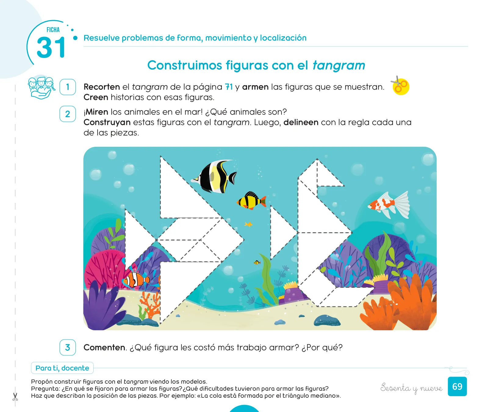 Miniatura página 71 de Cuadernillo de Matemática 1. Primer grado de Primaria · 2024