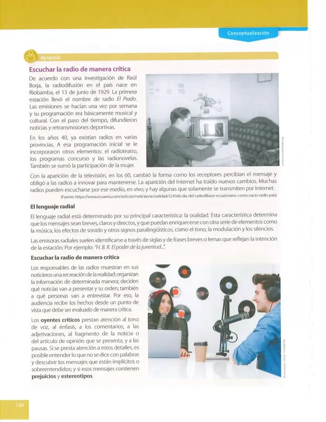 Página 144 de Lengua Y Literatura 9° · Egb 9 Lengua Y Literatura 2025 · 2025