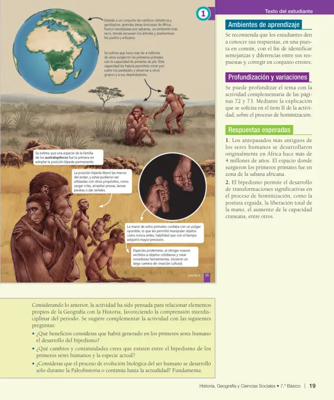 Página 20 de Historia, Geografía y Ciencias Sociales – Séptimo Básico | Texto del Estudiante MINEDUC – Descargar PDF · 2024