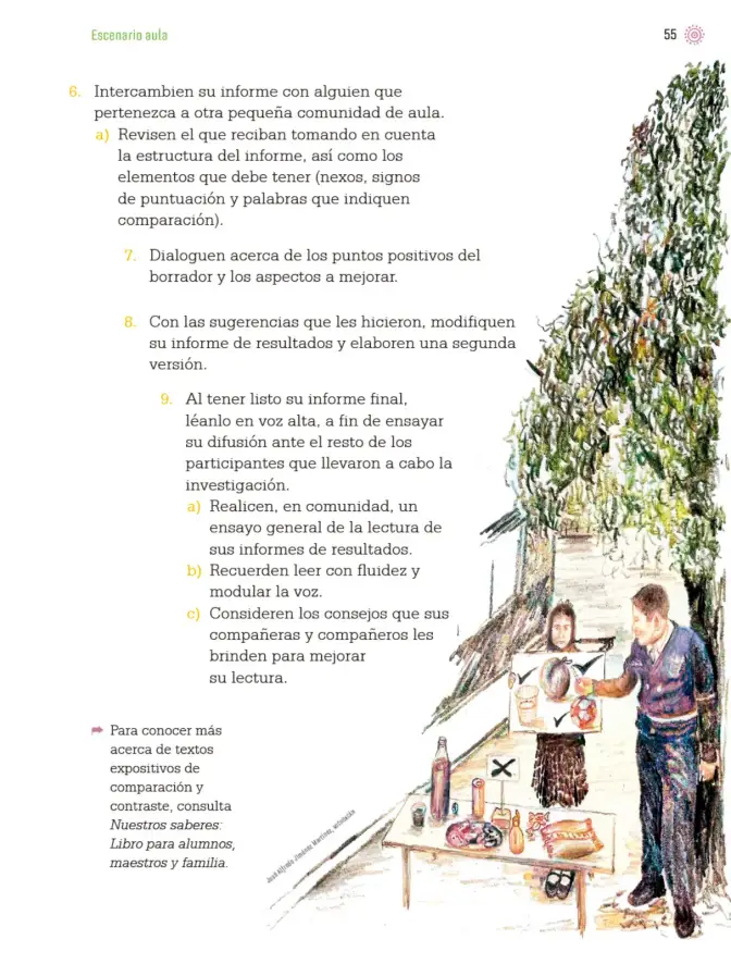 Página 58 de Proyectos de Aula. Libro de Educación Primaria Grado 3° Ciclo Escolar 2025 - 2026
