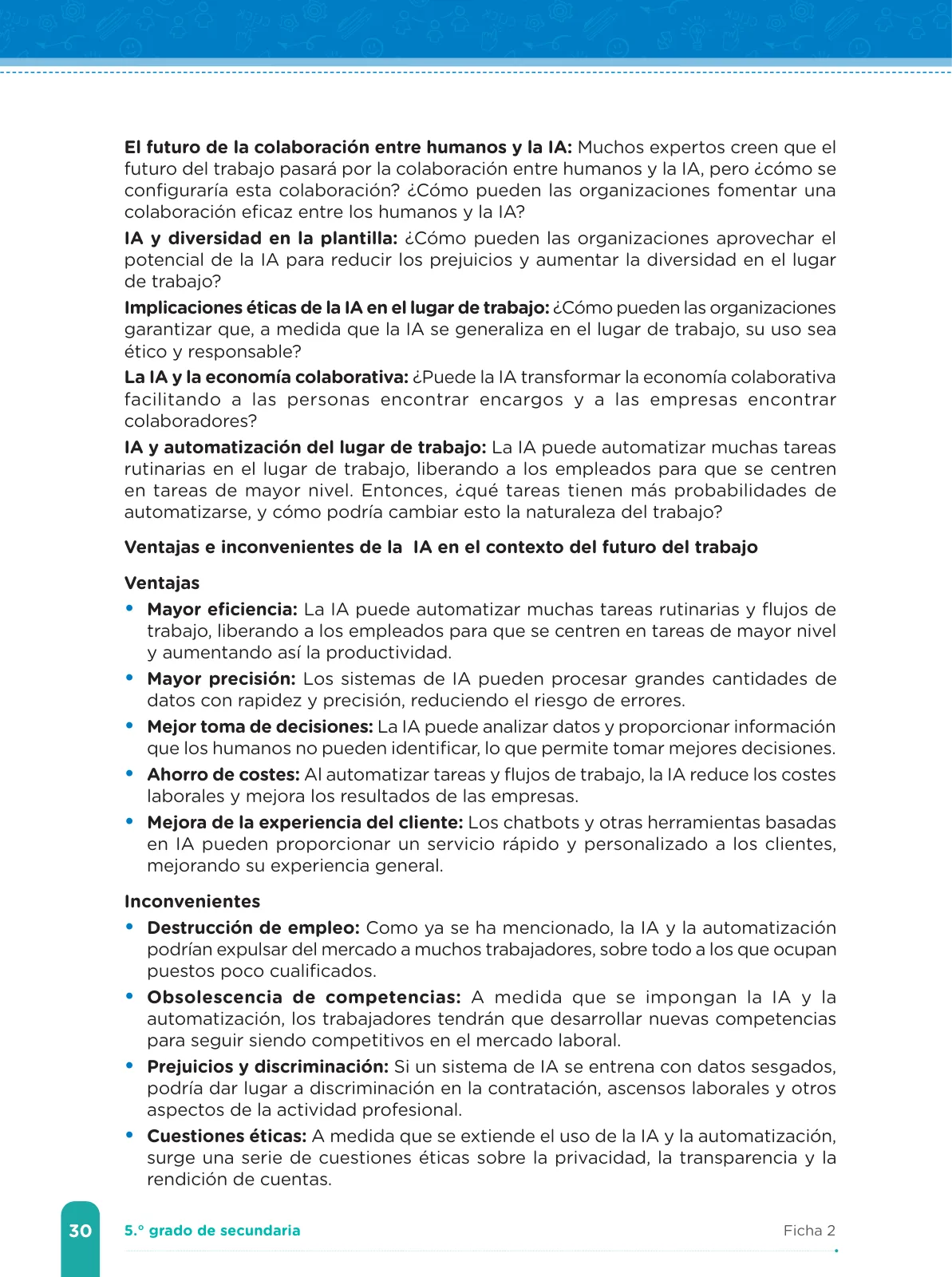 Página 32 de Fichas de aprendizaje de Comunicación 5 · 2024