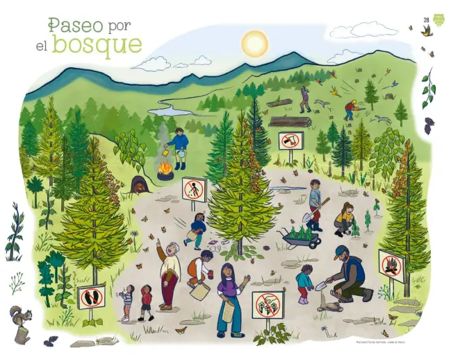 Página 29 de Explorar e imaginar con mi libro de Preescolar. Libro de Educación Preescolar Grado 2° Ciclo Escolar 2025 - 2026