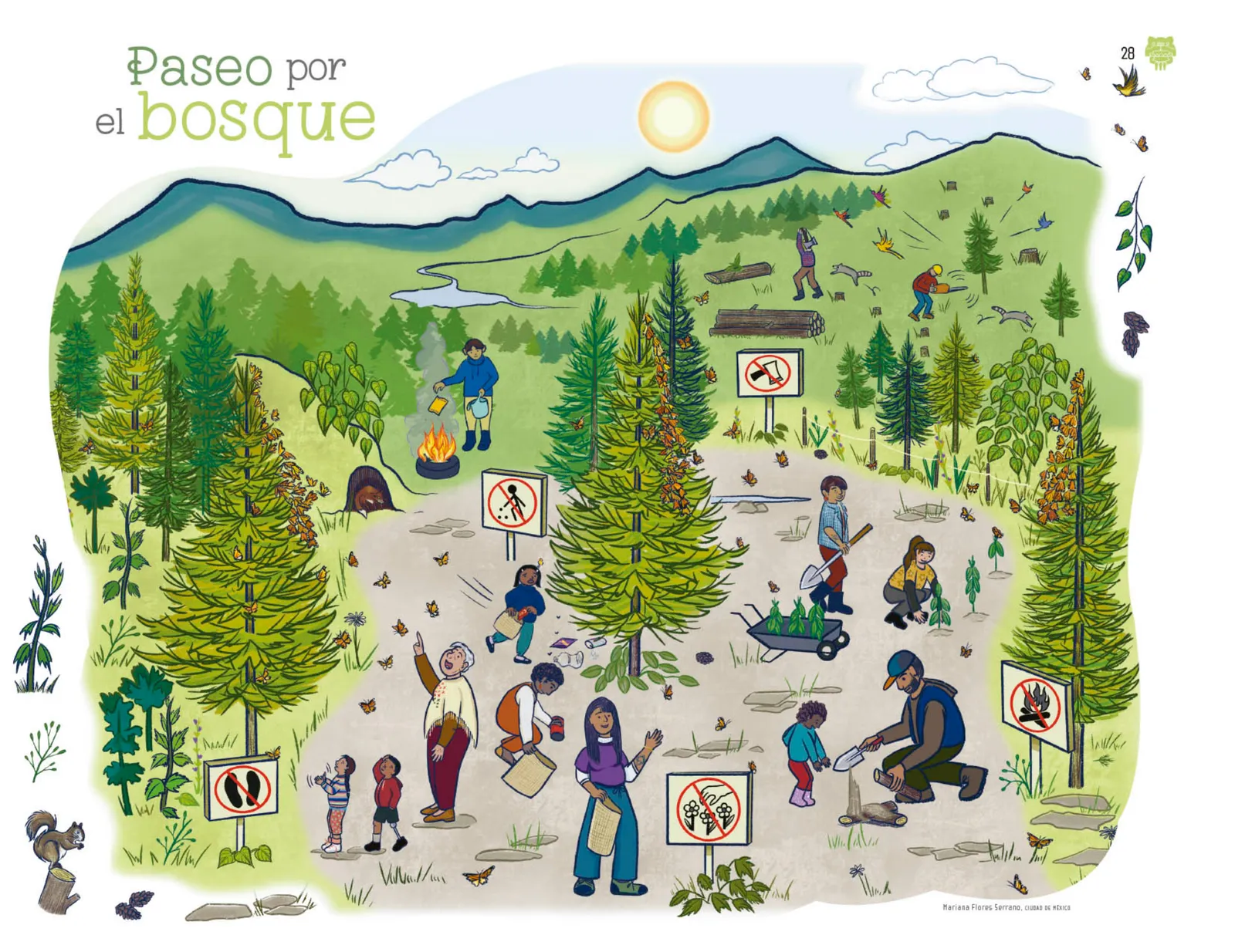 Miniatura página 29 de Explorar e imaginar con mi libro de Preescolar.   Libro de Educación Preescolar Grado 2°  Ciclo Escolar 2025 - 2026