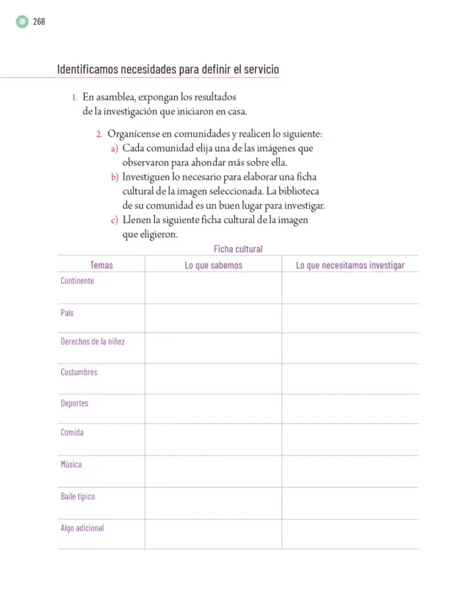 Página 271 de Proyectos Escolares. Libro de Educación Primaria Grado 5° Ciclo Escolar 2025 - 2026