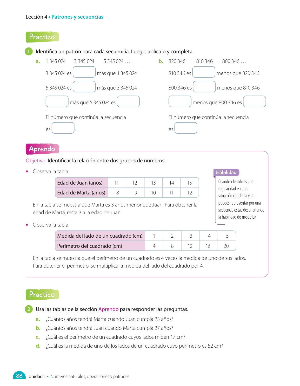 Página 154 de Matemática – Quinto Básico | Texto del Estudiante MINEDUC – Descargar PDF · 2024