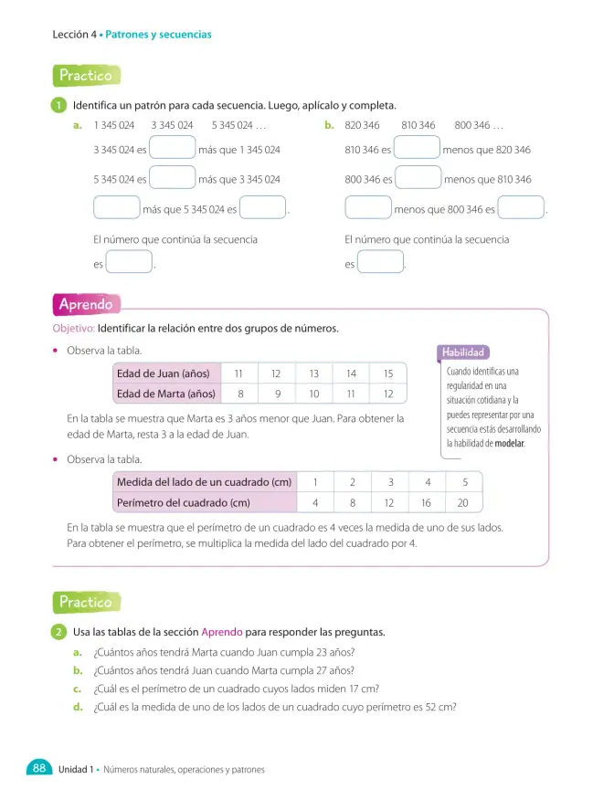 Página 154 de Matemática – Quinto Básico | Texto del Estudiante MINEDUC – Descargar PDF · 2024