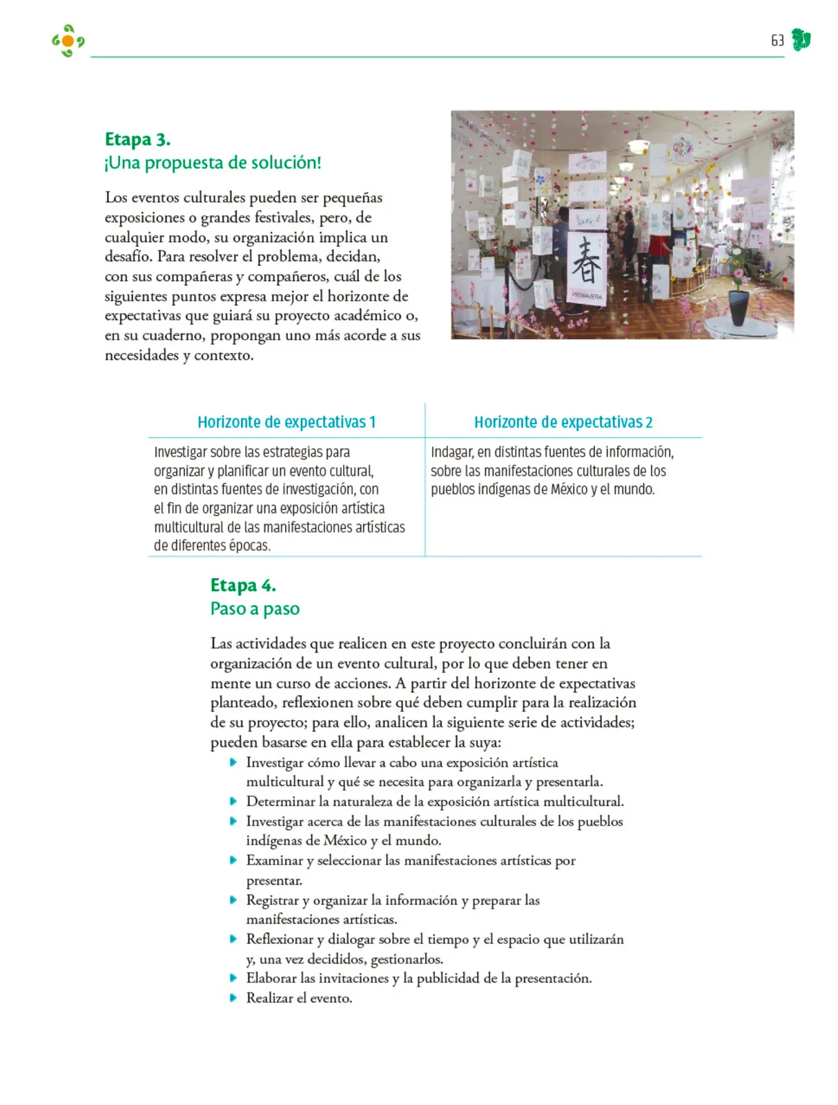 Miniatura página 64 de Colección Sk´asolil. Nuestro libro de Proyectos. Tomo I.    Libro de Educación Telesecundaria Grado 2°  Ciclo Escolar 2025 - 2026