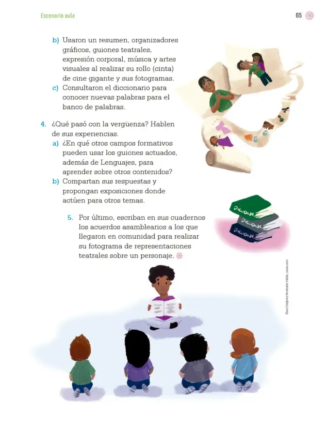 Página 68 de Proyectos de Aula. Libro de Educación Primaria Grado 4° Ciclo Escolar 2025 - 2026