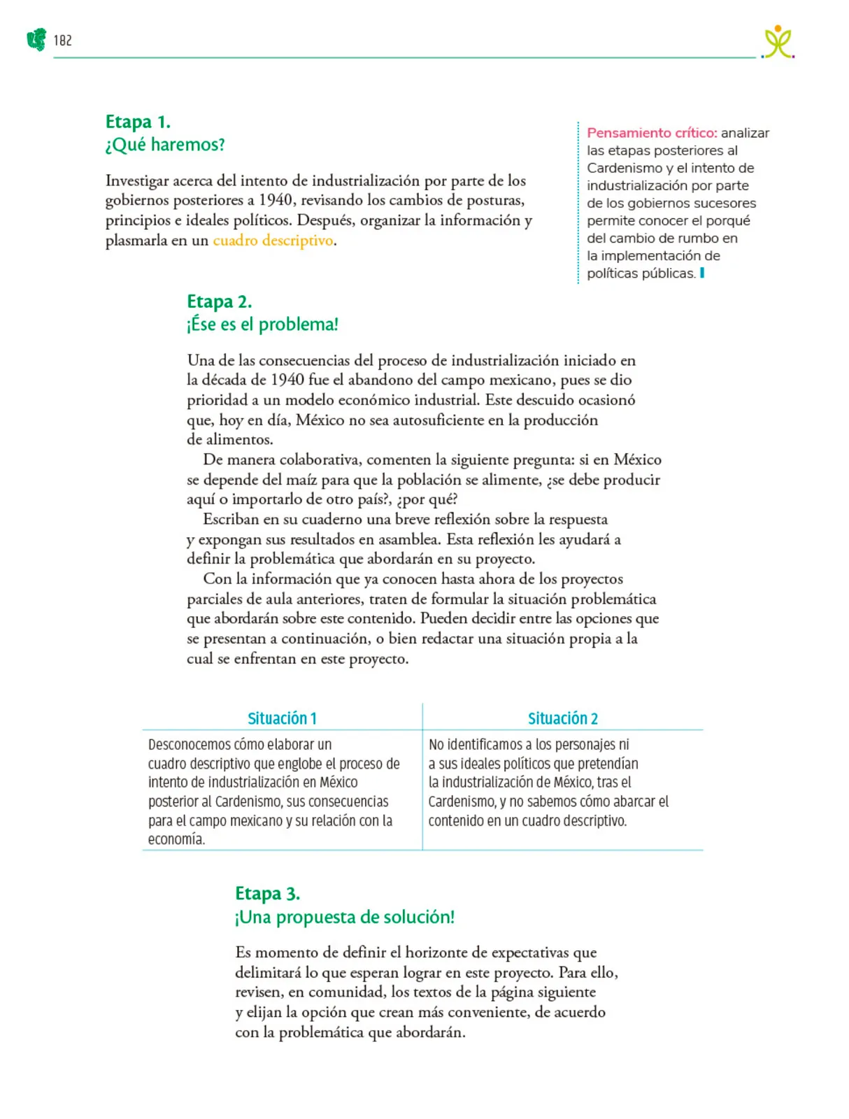 Página 183 de Colección Sk´asolil. Nuestro libro de Proyectos. Tomo III. Libro de Educación Telesecundaria Grado 2° Ciclo Escolar 2025 - 2026