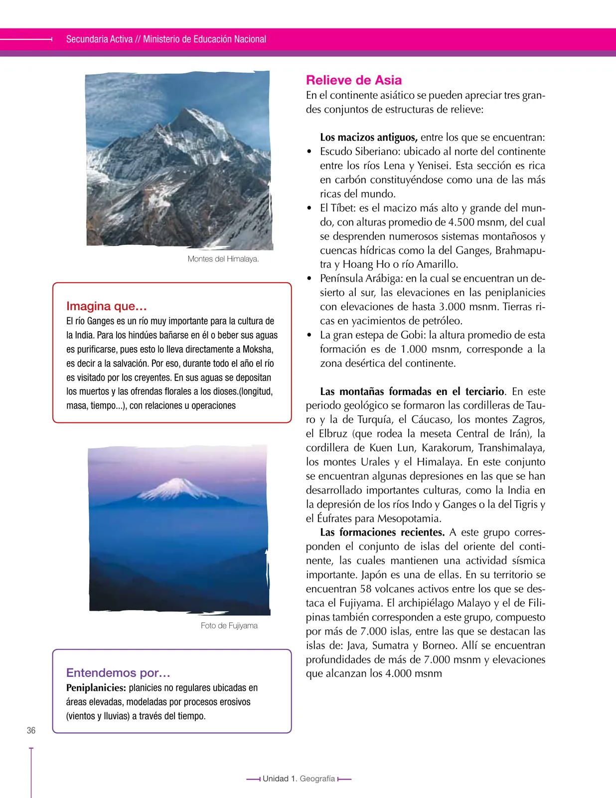 Miniatura página 36 de Ciencias Sociales 8° · Secundaria Activa