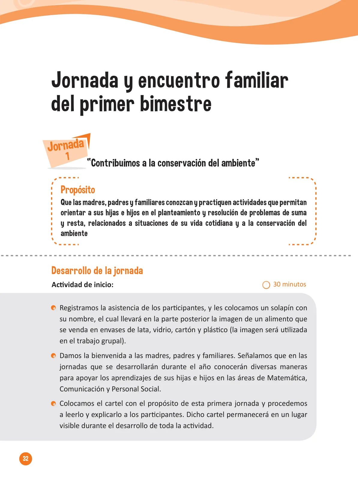 Miniatura página 34 de Guía para el trabajo docente con las familias del ciclo IV de Primaria · 2016