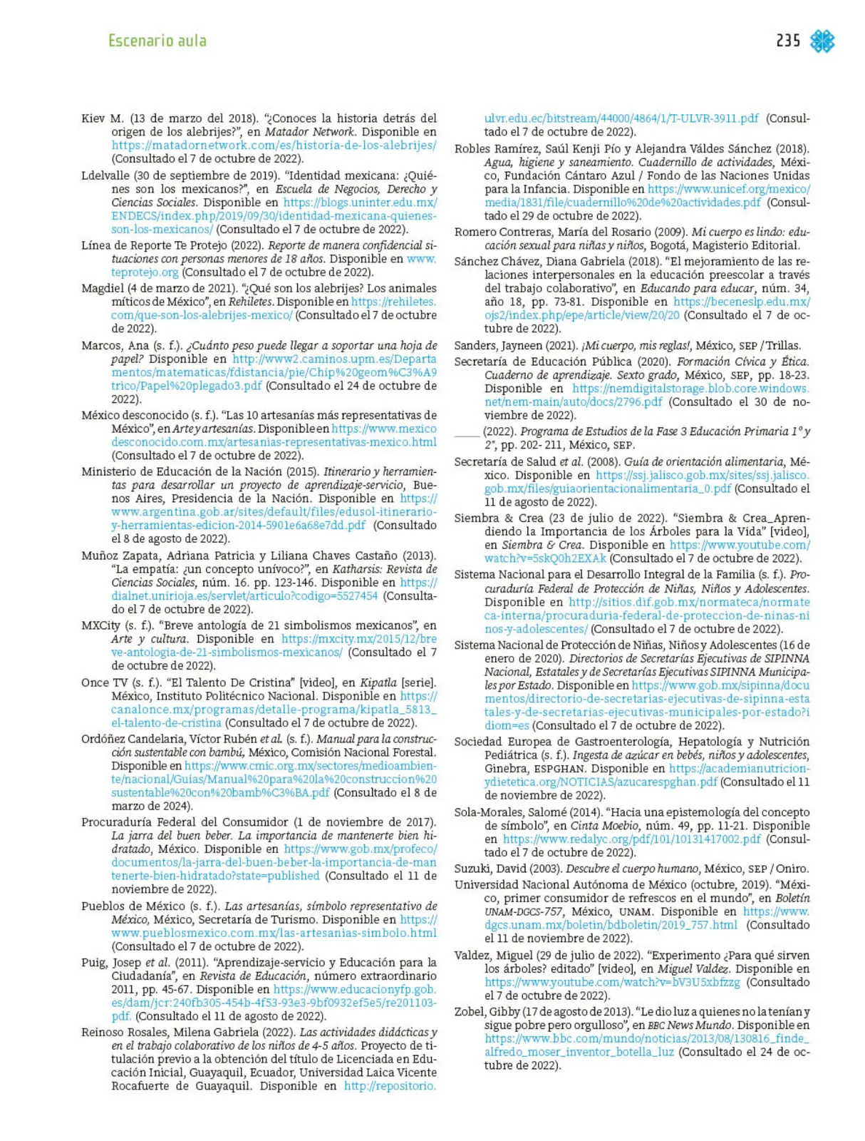 Página 236 de Proyectos de Aula. Libro de Educación Primaria Grado 1° Ciclo Escolar 2025 - 2026