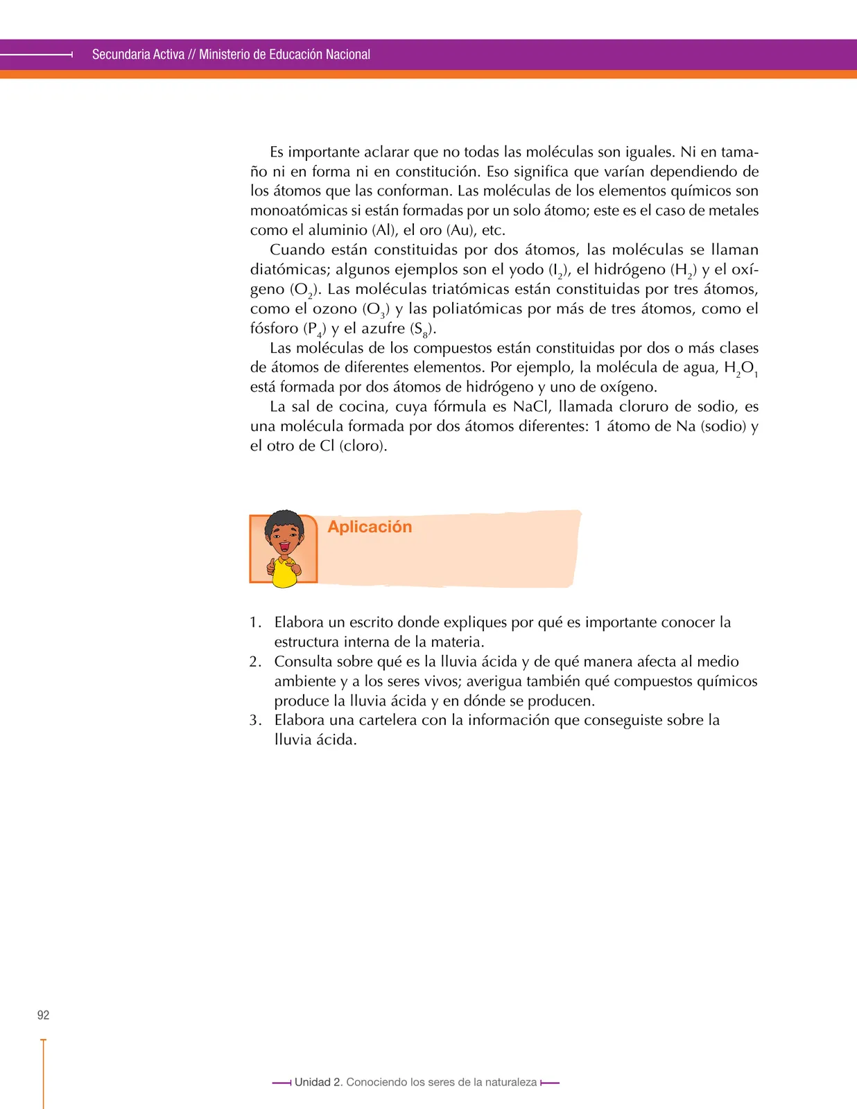 Página 92 de Ciencias Naturales 6° · Secundaria Activa