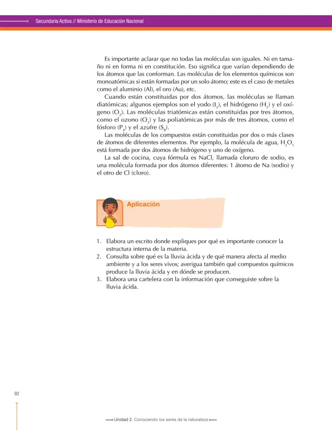 Página 92 de Ciencias Naturales 6° · Secundaria Activa