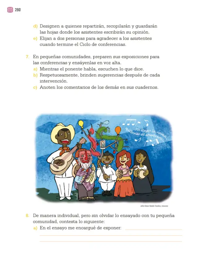 Página 283 de Proyectos Comunitarios. Libro de Educación Primaria Grado 3° Ciclo Escolar 2025 - 2026