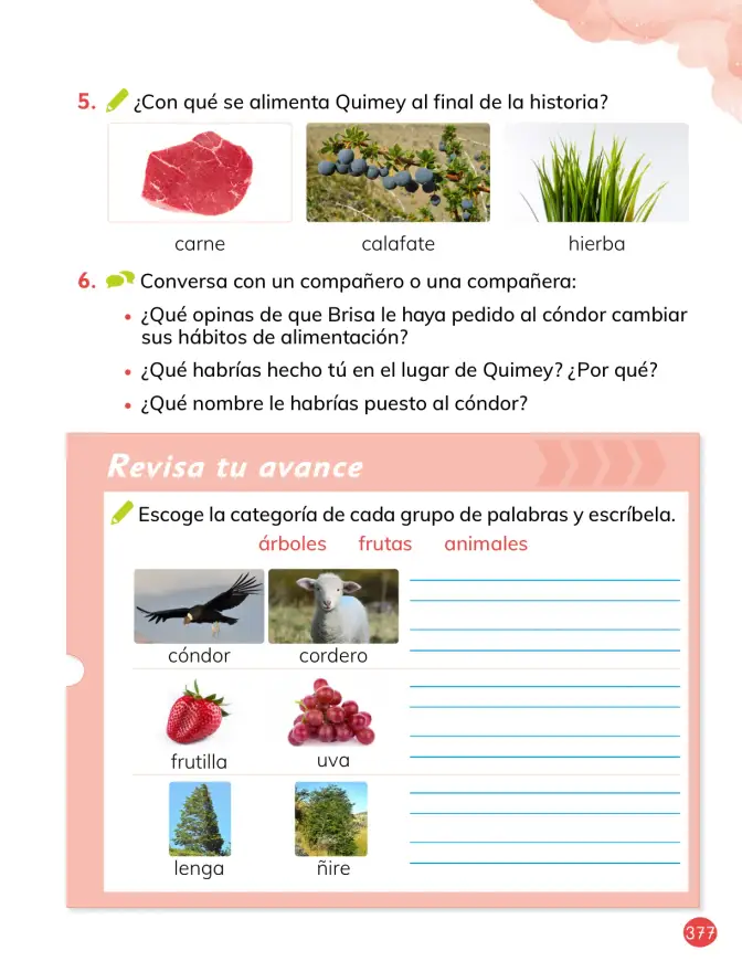 Página 107 de Lenguaje y Comunicación – Primero Básico | Texto del Estudiante MINEDUC – Descargar PDF · 2024