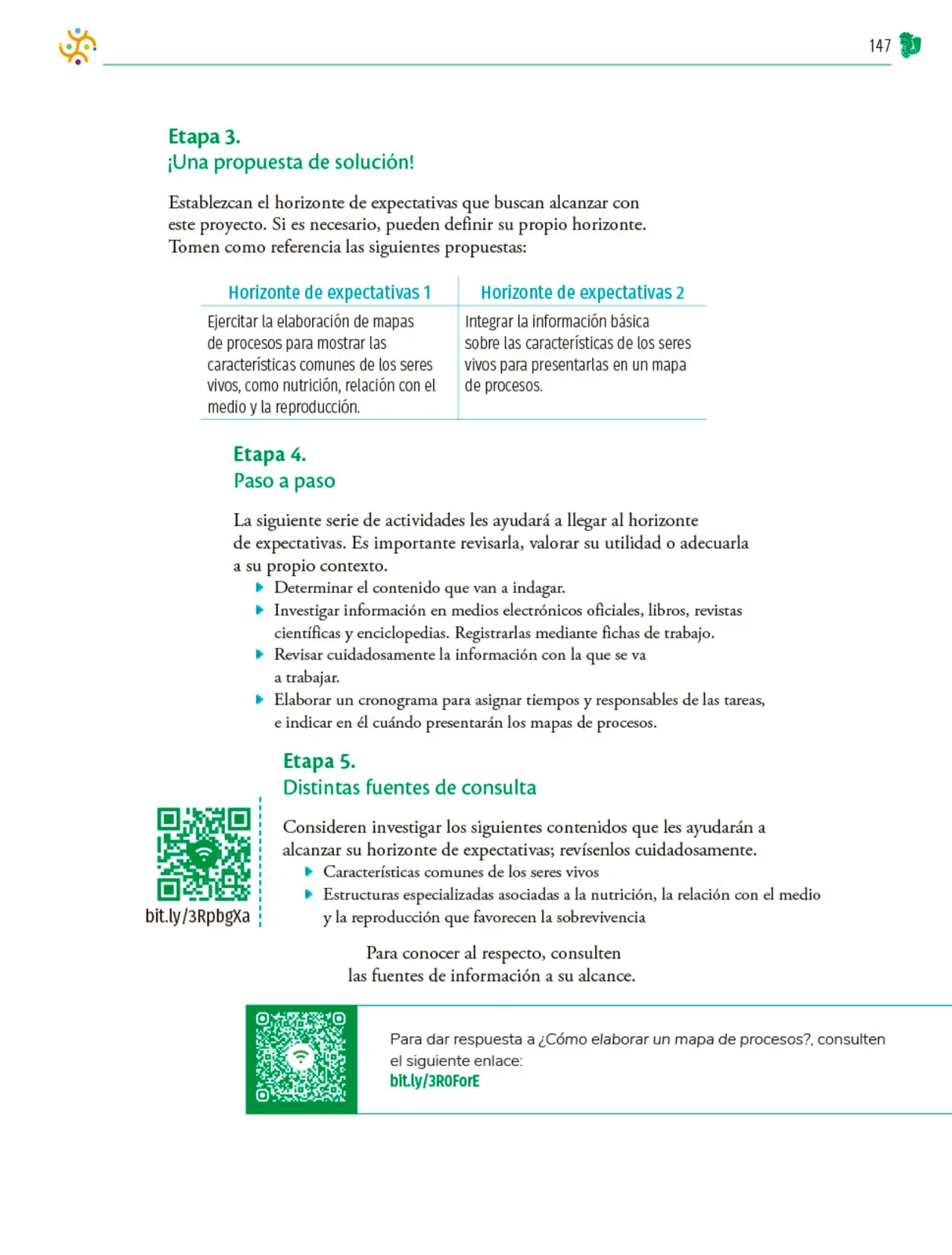 Página 148 de Colección Ximhai. Nuestro libro de Proyectos. Tomo III. Libro de Educación Telesecundaria Grado 1° Ciclo Escolar 2025 - 2026