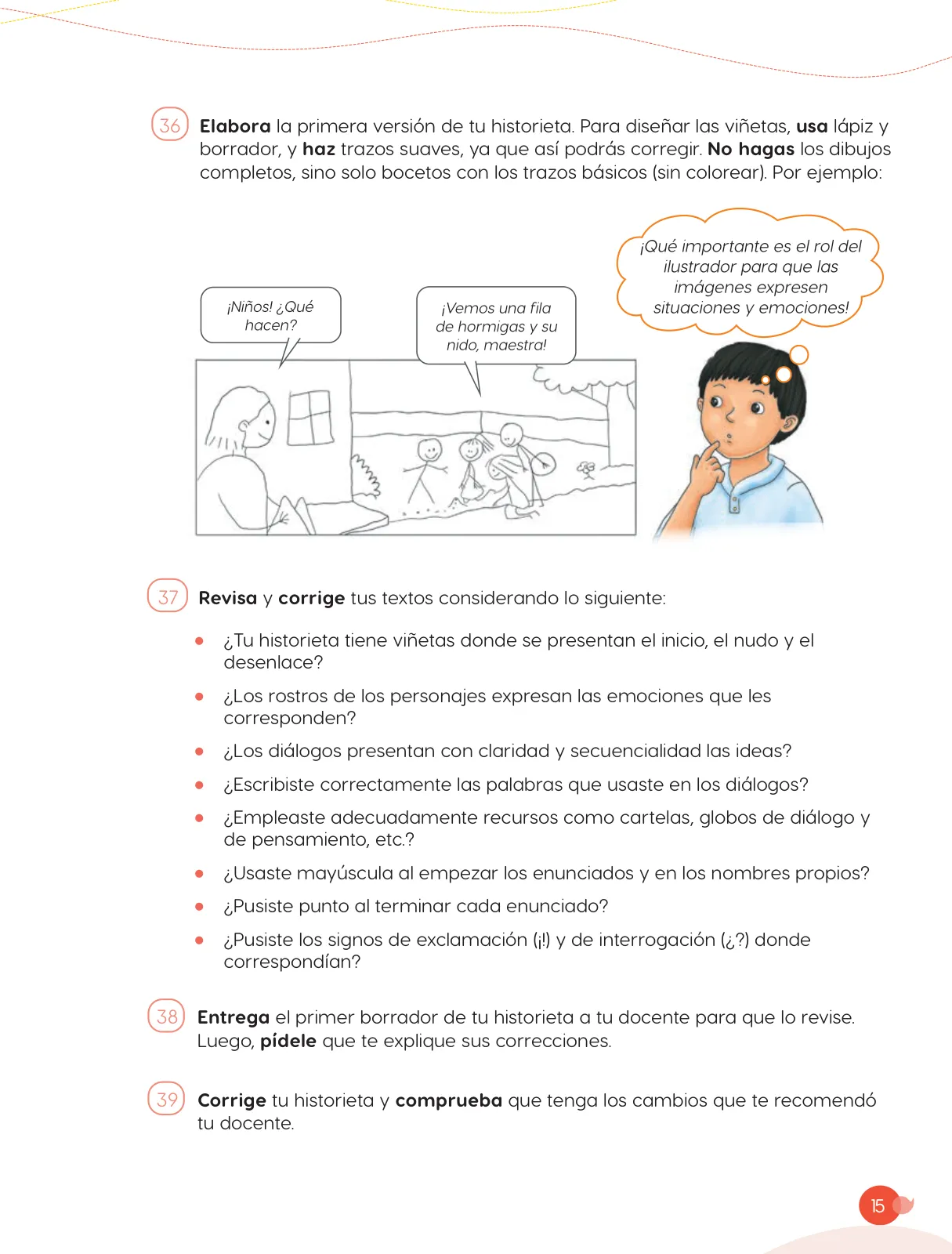 Miniatura página 17 de Cuadernillo de Comunicación 5, quinto grado de Primaria · 2023