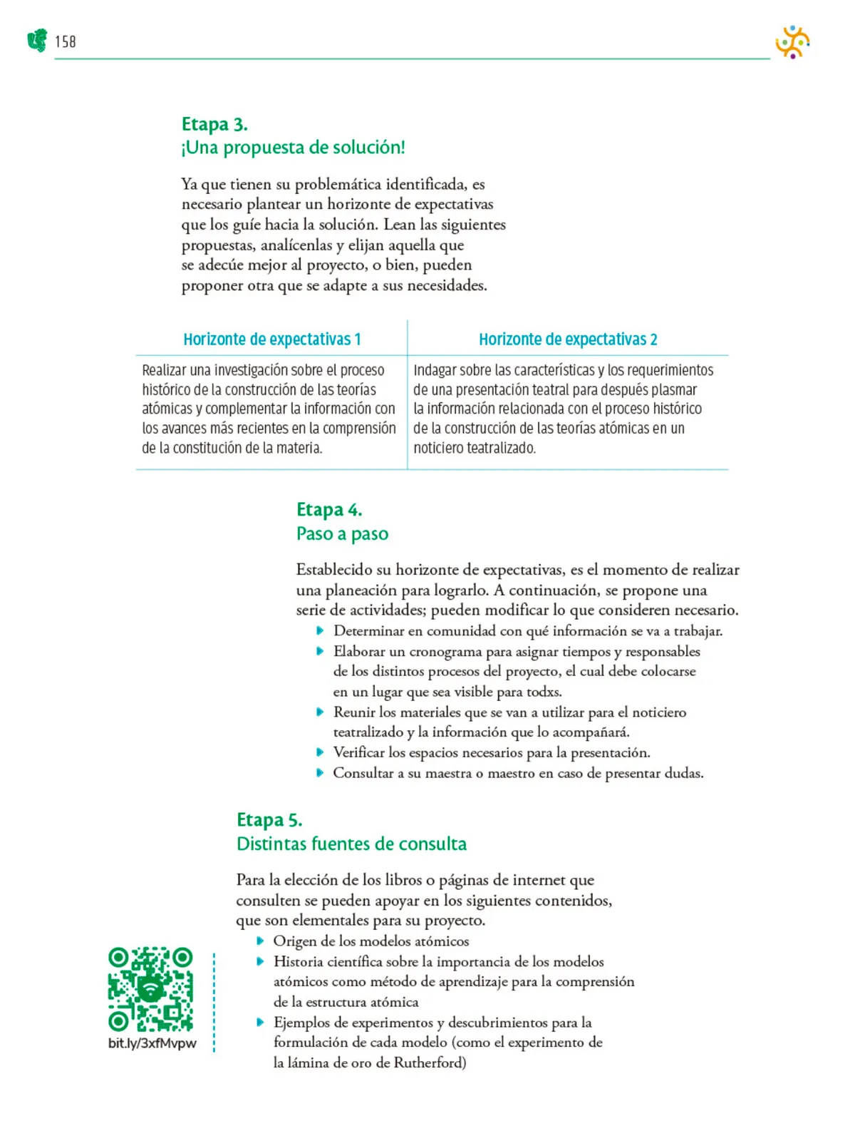 Miniatura página 159 de Colección Sk´asolil. Nuestro libro de Proyectos.  Tomo III.  Libro de Educación Telesecundaria Grado 2°  Ciclo Escolar 2025 - 2026