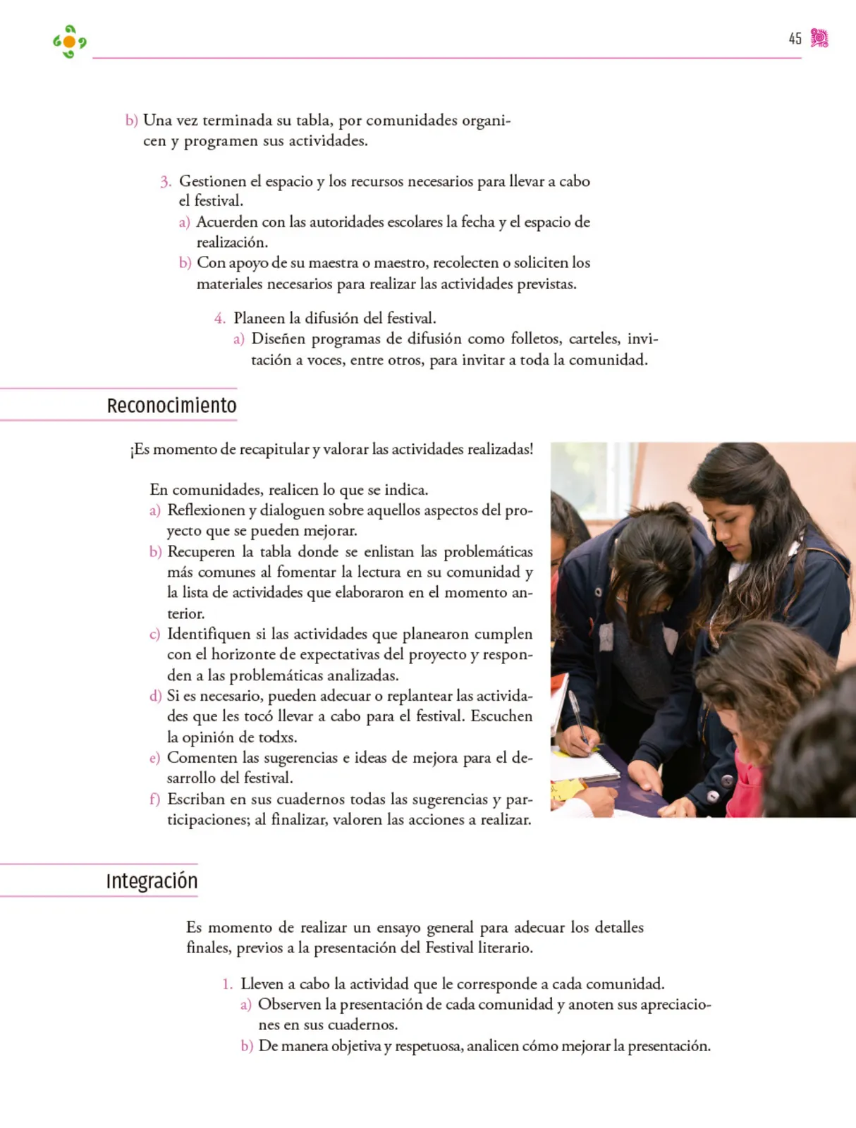 Miniatura página 46 de Colección Ximhai. Nuestro libro de proyectos.   Libro de Educación Secundaria Grado 1°  Ciclo Escolar 2025 - 2026
