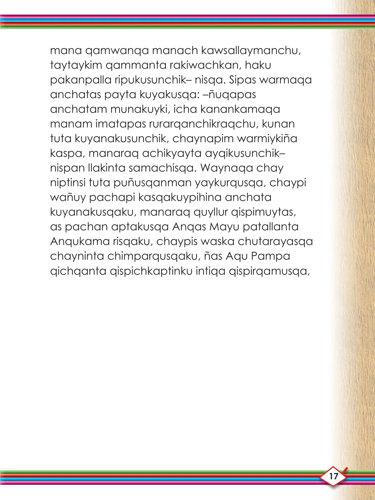 Miniatura página 19 de Willakuykuna maytu - Chanka Literatura 2 - 2° Secundaria - Quechua chanka · 2023