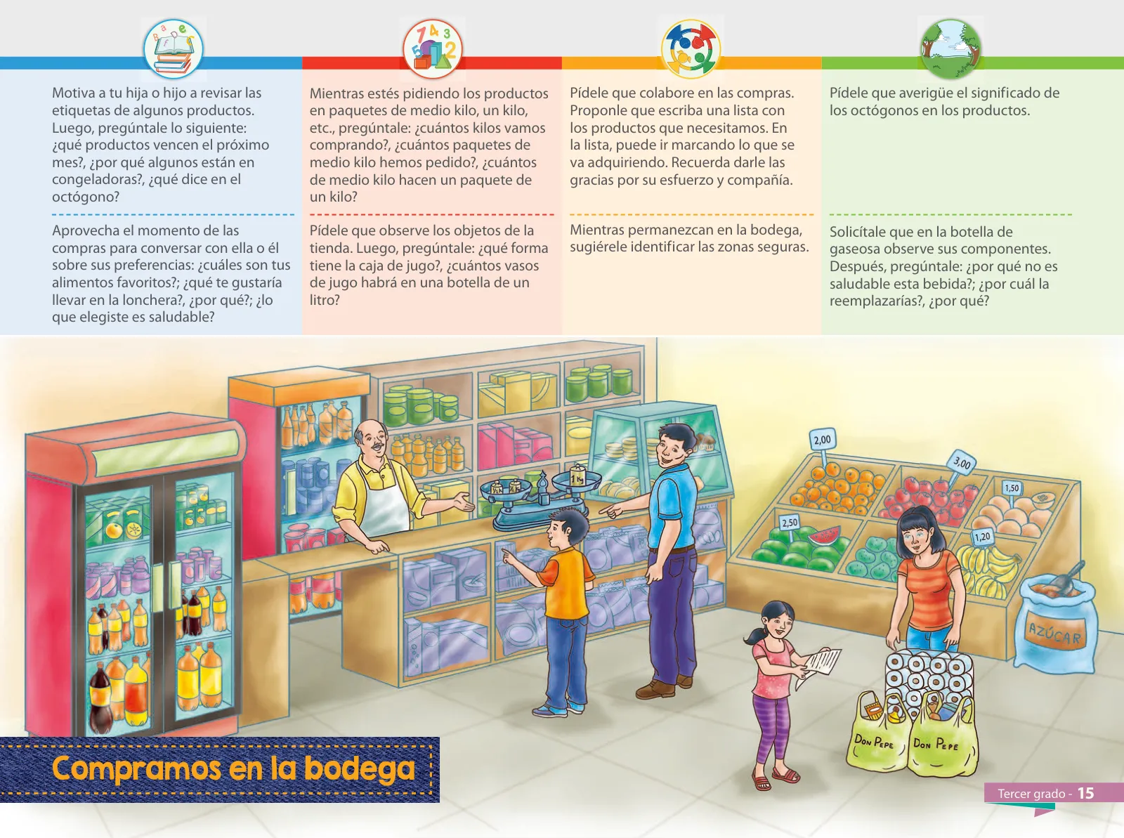 Miniatura página 17 de Aprendemos juntos en familia : guía dirigida a madres y padres. Tercer grado de Educación Primaria · 2019