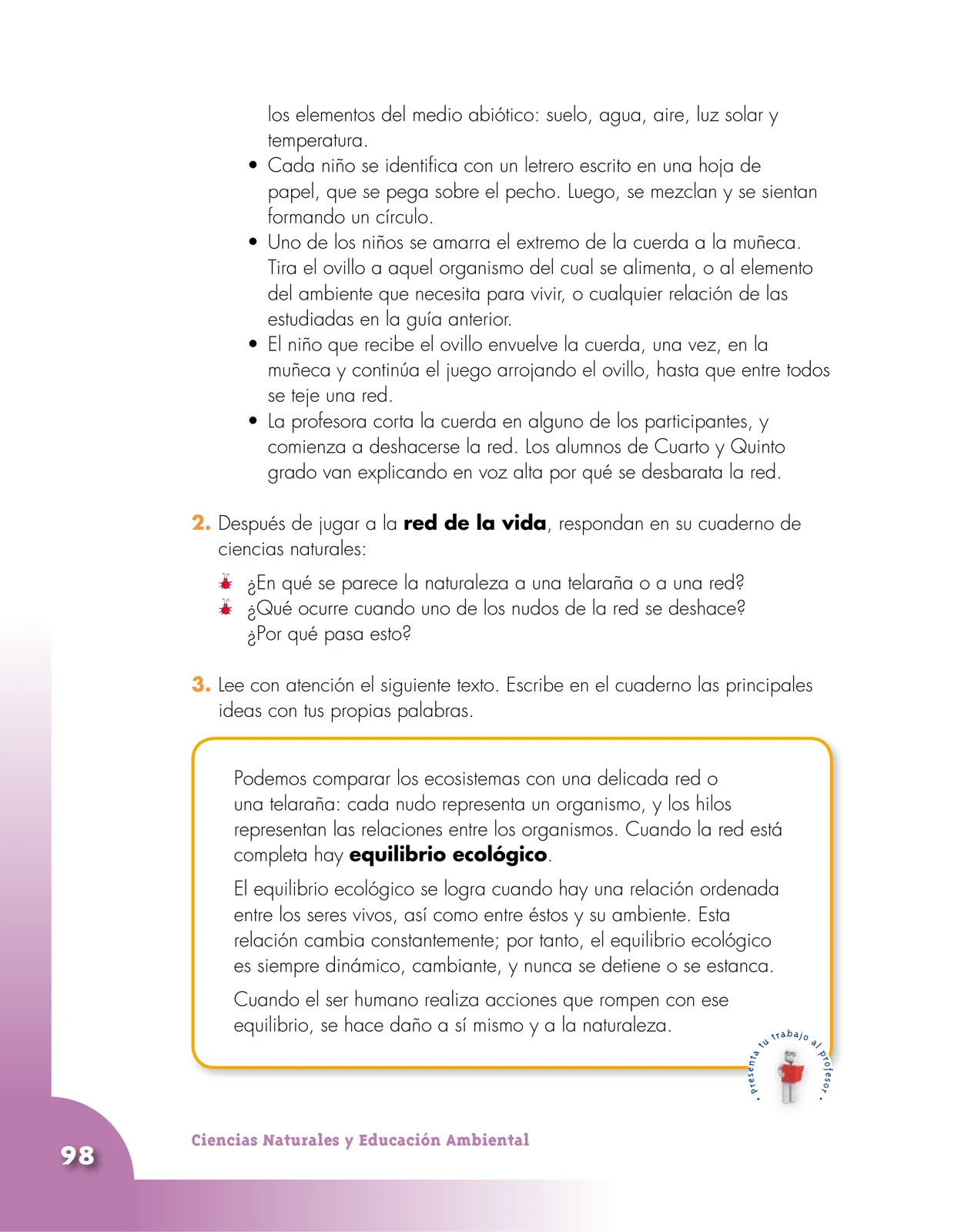 Página 98 de Ciencias Naturales 5° · Cartilla 01