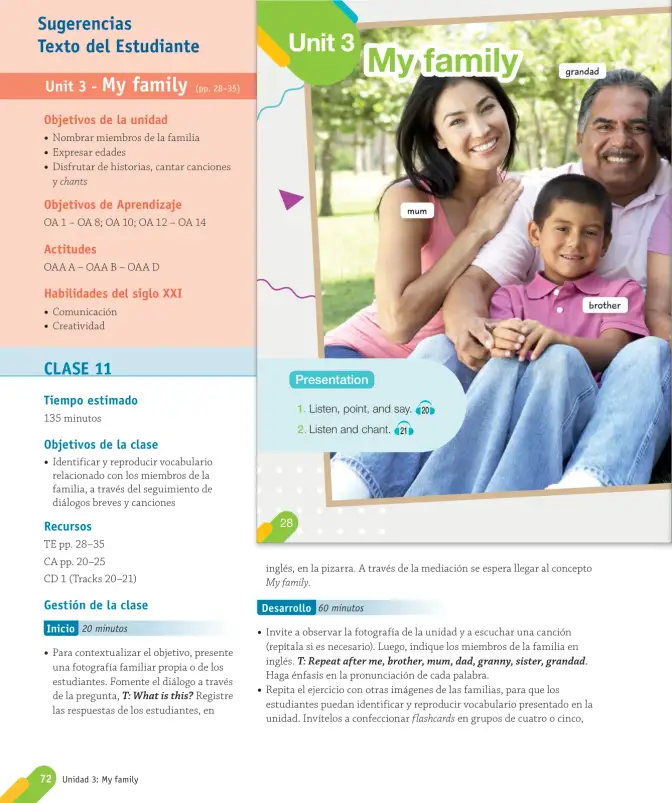 Página 74 de Inglés – Primero Básico | Student’s Book MINEDUC – Descargar PDF · 2024