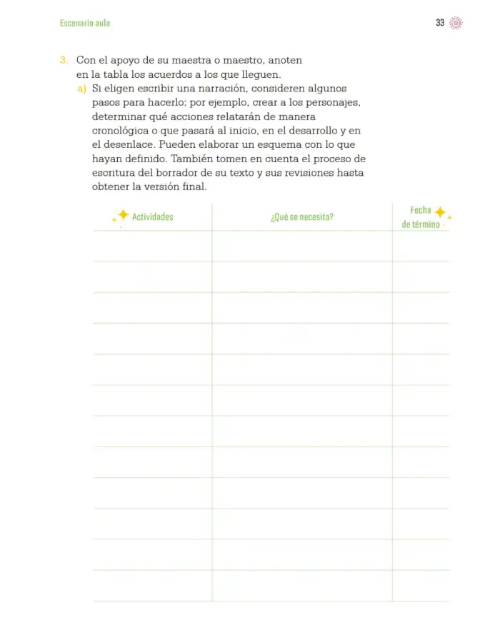 Página 36 de Proyectos de Aula. Libro de Educación Primaria Grado 3° Ciclo Escolar 2025 - 2026