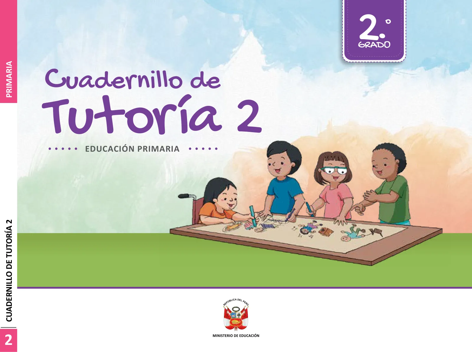 Página 1 de Cuadernillo de Tutoría 2 : segundo grado de Educación Primaria · 2021