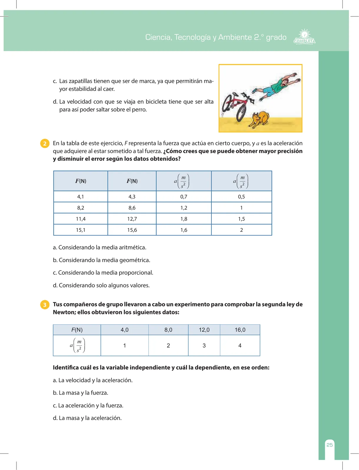Miniatura página 25 de Ciencia, Tecnología y Ambiente 2 : cuaderno de reforzamiento pedagógico - JEC · 2016