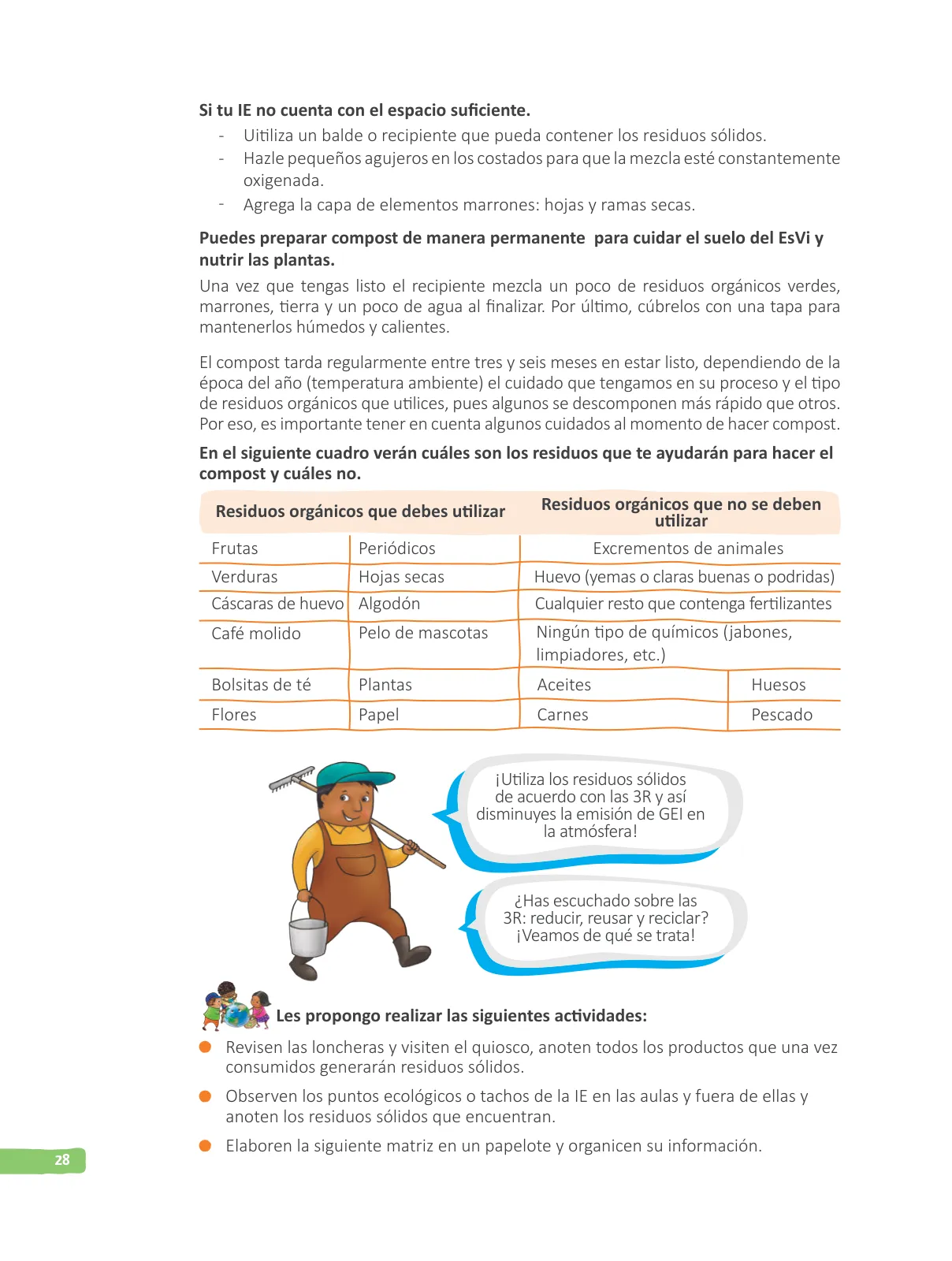 Página 30 de Guía de Educación Ambiental para el Desarrollo Sostenible : EsVi Espacio de Vida IV Ciclo. Estudiantes de 3o. y 4o. grado de Educación Primaria · 2017