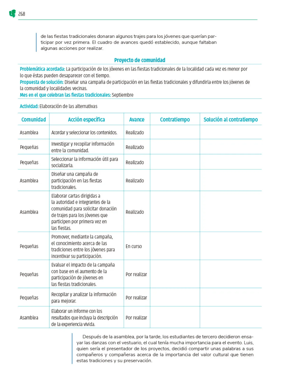 Miniatura página 269 de Colección Nanahuatzin. Nuestro libro de Proyectos.  Tomo III.  Libro de Educación Telesecundaria Grado 3°  Ciclo Escolar 2025 - 2026