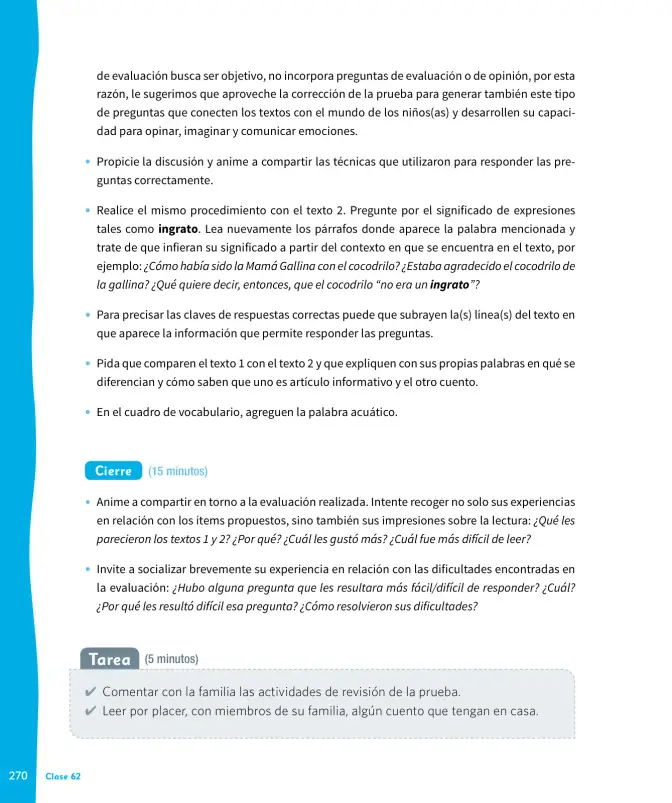 Página 271 de Lenguaje y Comunicación – Primero Básico | Texto del Estudiante MINEDUC – Descargar PDF · 2024