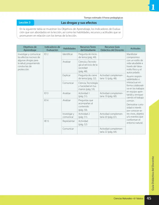 Página 58 de Libro de Ciencias Naturales – Quinto Básico | Texto del Estudiante MINEDUC – Descargar PDF · 2024