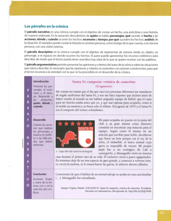 Página 233 de Lengua Y Literatura 10° · Egb 10 Lengua Y Literatura 2025 · 2025