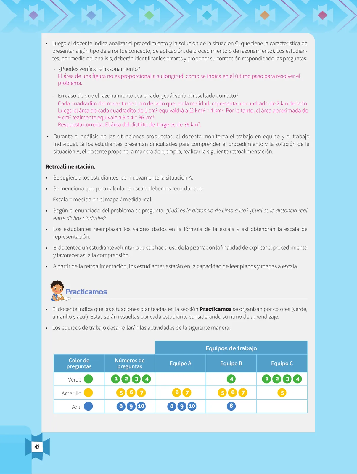 Miniatura página 44 de Resolvamos problemas 1 : manual para el docente 2018 · 2018