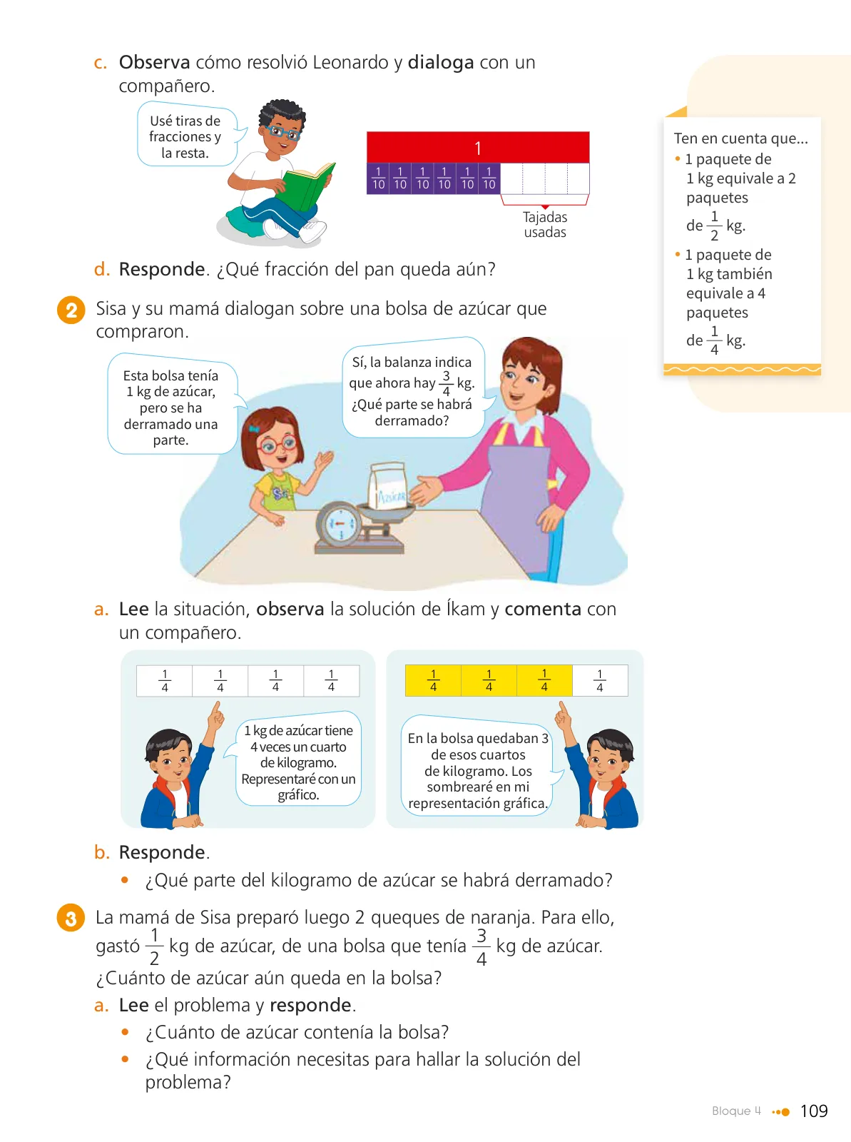 Miniatura página 111 de Texto de Matemática 4. Cuarto grado de Primaria · 2024