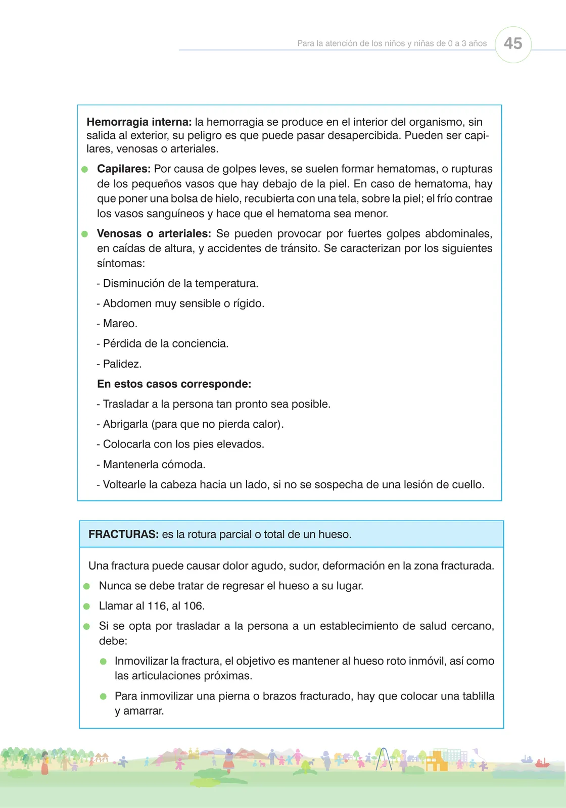 Página 47 de Orientaciones para el funcionamiento de las cunas y cunas jardín que brindan el servicio de educación y cuidado diurno con atención integral para niñas y niños de 12 a 36 meses : guía del servicio y protocolos · 2024